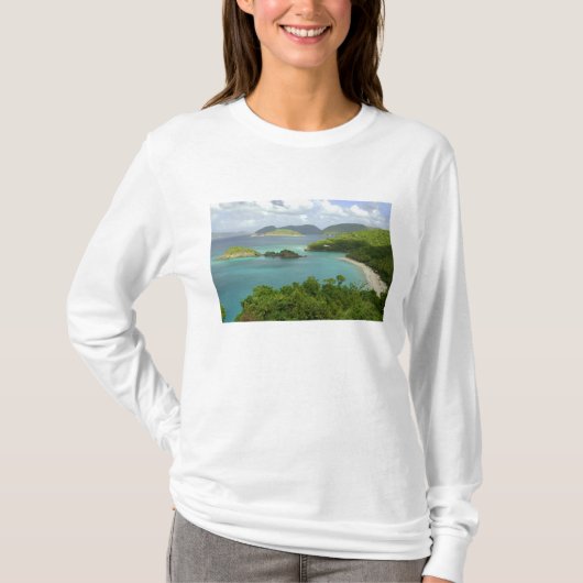 カリブ海、米領バージン諸島、セントジョン島、トランク2 Tシャツ (正面)