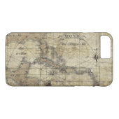 カリブ - 古地図 Case-Mate iPhoneケース (裏面(横))