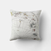 カリブ: 地図1775年 クッション (裏面)