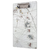 カリブ: 地図1775年 クリップボード (左)