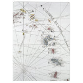 カリブ: 地図1775年 クリップボード (裏面)