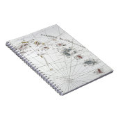 カリブ: 地図1775年 ノートブック (右側)