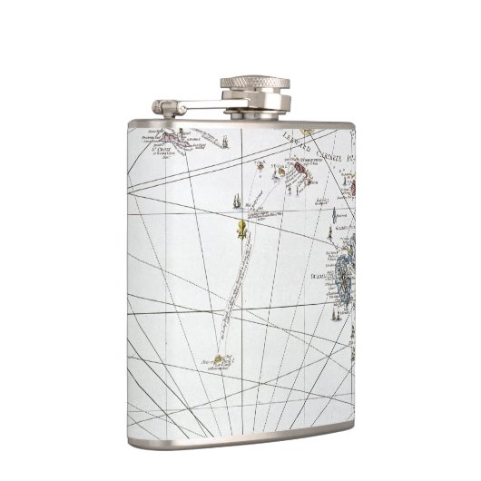 カリブ: 地図1775年 フラスク (右)