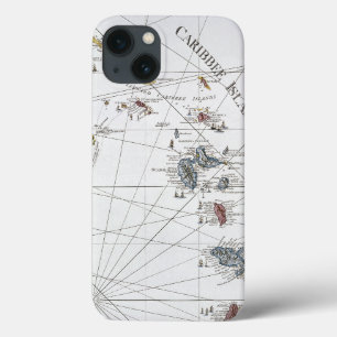 カリブ: 地図1775年 iPhone 13ケース