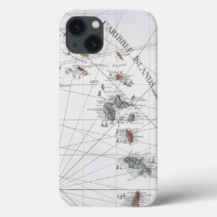 カリブ: 地図1775年 iPhone 13ケース
