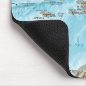 カリブ-米国のヴィンテージの地図 マウスパッド (コーナー)