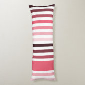 カリプソシンプルーストライプサンゴの名前の厚い ボディピロー (裏面 (縦))