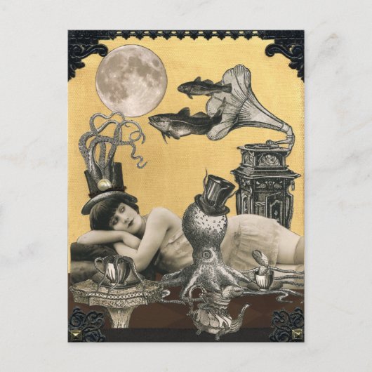 カリプソスチームパンク葉書 ポストカード (正面)