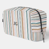 カリプソストライプティール（緑がかった色）カラフルピンクグレータンブルー ドップキット (右コーナー)