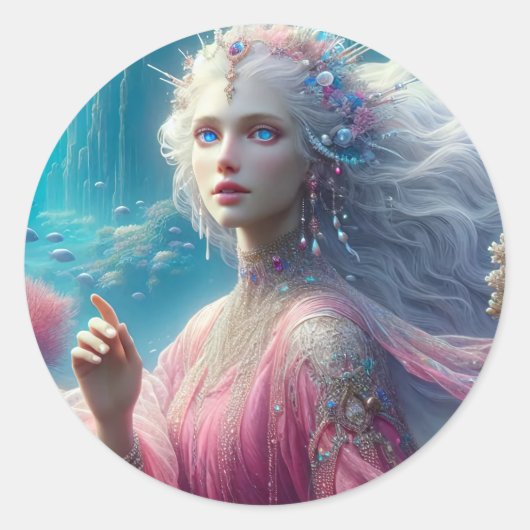 カリプソ – Mermaidコレクションシール ラウンドシール (正面)
