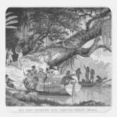 カリプナインディアンとの最初のインタビュー スクエアシール (正面)