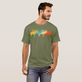 カリボウヴィンテージレトロスタグドードディア恋人60s tシャツ (正面フル)