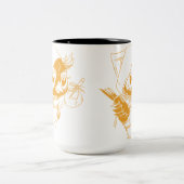 カリメロ漫画キャラクターコーヒーマグ ツートーンマグカップ (中央)