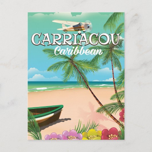 カリャコウ旅行ポスター ポストカード (正面)