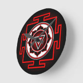 カリヤントラ ラウンド壁時計 (傾斜)