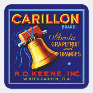 カリヨンのフロリダのグレープフルーツ スクエアシール