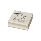 カリラピィモダンダンデリオン差出人住所 ラバースタンプ (スタンプ)