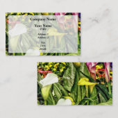 カリリリーとパンジー 名刺 (正面/裏面)