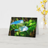 カリリリーのノートカード カード (黄色い花)