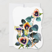 カリリリービクトリアンフローラブーケエレガントー 招待状 (裏面)