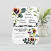 カリリリービクトリアンフローラブーケエレガントー 招待状 (スタンド正面)