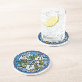 カリリリー染色ガラスルック コースター (側面)