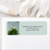 カリリリー風情豊かな保守的差出人住所 ラベル (インサイチュ)