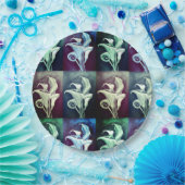 カリリリー – ボヘミアンパターン ペーパープレート (パーティー)