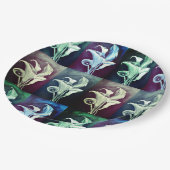 カリリリー – ボヘミアンパターン ペーパープレート (アングル)