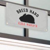 カリルより硬い 横断幕 (ビルの外側)