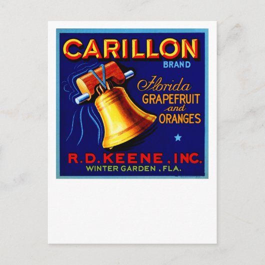 カリロンフロリダグレープフルーツ ポストカード (正面)