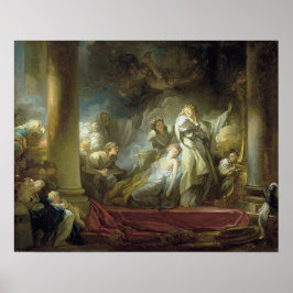 カリローズに身を投げ救るコレソス ポスター