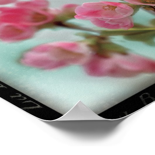 カリンの花 ポスター (角)