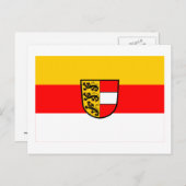 カリンシア国旗、オーストリア ポストカード (正面/裏面)