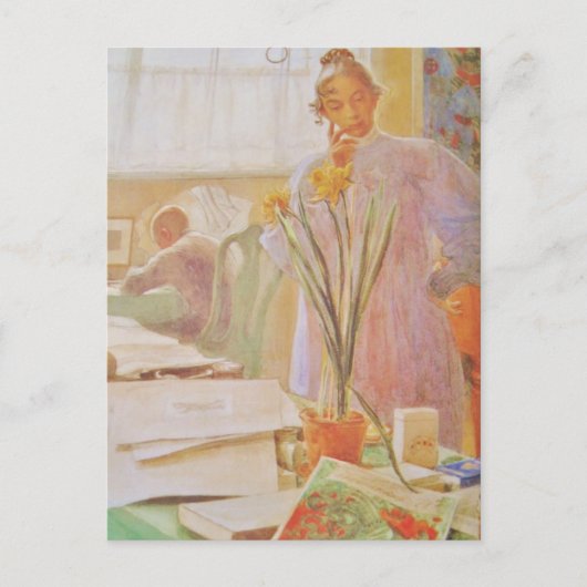 カリン・イン・ザ・スタジオ ポストカード (正面)