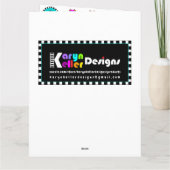 カリン·ケラー·デザインのサンプル·カード カード (裏面)