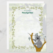 カリーコアラアイビーライン紙シート (正面/裏面)