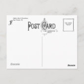 カリーズベッド&ブレックファーストフォートワーステキサス州 ポストカード (裏面)