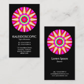 カリードスコスペクシブマンダラ05 – 黒 名刺 (正面/裏面)