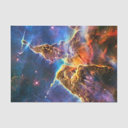 カリーナの星雲のハッブルの宇宙NASA 薄葉紙 (正面)
