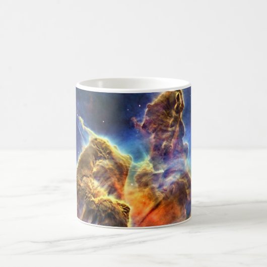 カリーナの星雲(ハッブルの望遠鏡) コーヒーマグカップ (中央)