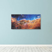 カリーナ星雲の宇宙の崖 | キャンバスプリント (インサイチュ (ウッドフロア))
