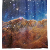 カリーナ星雲の宇宙の崖 シャワーカーテン (正面)