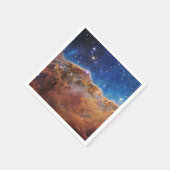 カリーナ星雲の宇宙の崖 スタンダードカクテルナプキン (角)