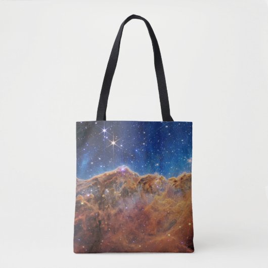 カリーナ星雲の宇宙の崖 トートバッグ (正面)