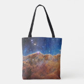 カリーナ星雲の宇宙の崖 トートバッグ (裏面)