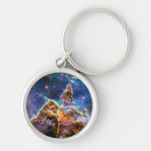 カリーナ星雲 ミスティックマウンテン 宇宙の写真 キーホルダー (正面)