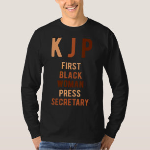 カリーヌ・ジャン・ピエール第一黒人女性プレスセクレタ Tシャツ