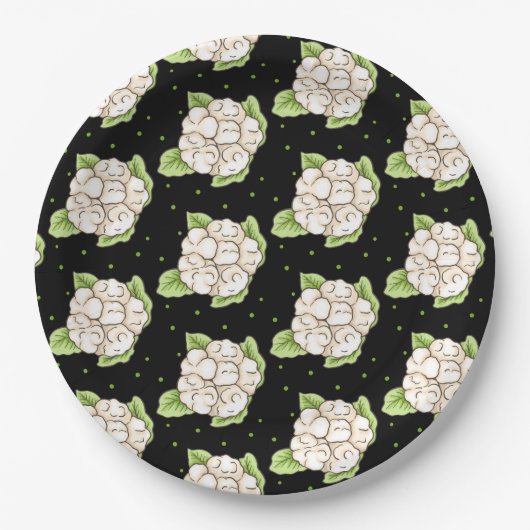 カリーフラワー ペーパープレート (正面)