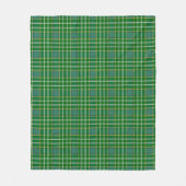 カリープレイド フリースブランケット (正面)